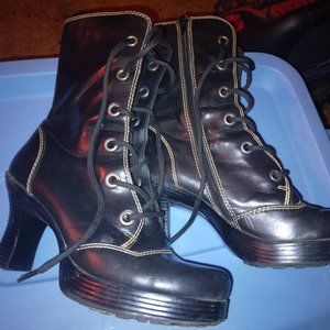 Goth style boots